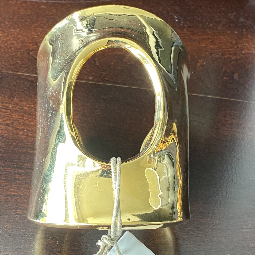 Robert Lee Morris Sculptural Gold-Tone Cuff Bracelet Nwt 595 400$